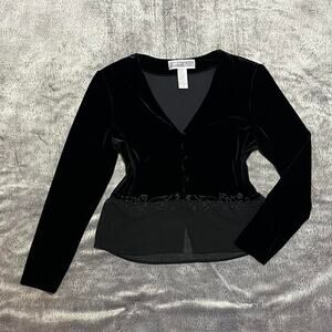 Vintage jessica howard velvet top